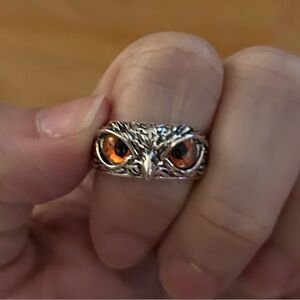 New ring eagle owl sizable fit most